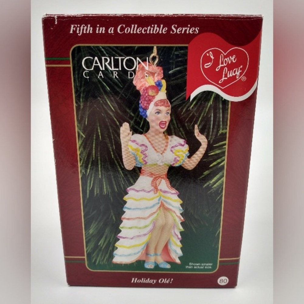 Carlton Cards (Love Lucy
Vintage Christmas Holiday Ole
Tree Ornament Home Decor